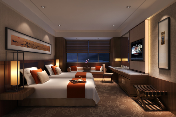 E1 διπλό κρεβάτι φιλοξενουμένων δωματίων φιλοξενουμένων ξενοδοχείων βαθμού με SGS την έγκριση