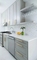 E1 βαθμού κοντραπλακέ βάσεων γραφείο κουζινών λάκκας που τίθεται λευκό με ISO9001
