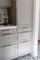 E1 βαθμού κοντραπλακέ βάσεων γραφείο κουζινών λάκκας που τίθεται λευκό με ISO9001