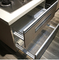 ISO14001 προσαρμοσμένα πολυτέλειας φυλλόμορφα κουζινών γραφεία κουζινών γραφείου καθορισμένα ακρυλικά λευκά