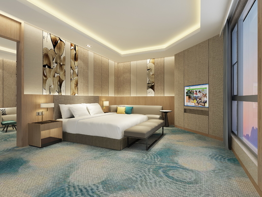 Ευπρόσδεκτο κρεβάτι δωματίων φιλοξενουμένων επίπλων κρεβατοκάμαρων ύφους ξενοδοχείων ODM cOem