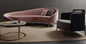 Καμμμένος ροζ καναπές καναπέδων σαλονιών ξενοδοχείων Gelaimei σύγχρονος με ISO14001
